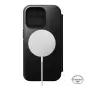Nomad Leather MagSafe Folio, black - iPhone 14 Pro