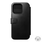 Nomad Leather MagSafe Folio, black - iPhone 14 Pro