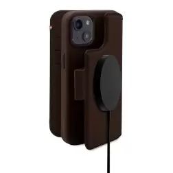 Decoded Leather Detachable Wallet, brown - iPhone 14 Plus