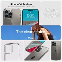 Spigen Ultra Hybrid, kristalas skaidrus - iPhone 14 Pro Max