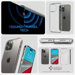 Spigen Ultra Hybrid, frost clear - iPhone 14 Pro