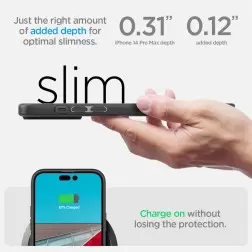 Spigen Ultra Hybrid, matinė juoda - iPhone 14 Pro Max