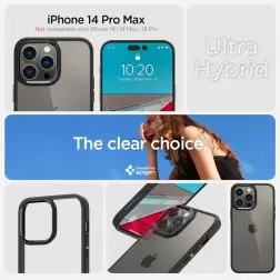 Spigen Ultra Hybrid, matinė juoda - iPhone 14 Pro Max