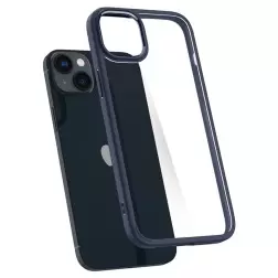 Spigen Crystal Hybrid, tamsiai mėlyna - iPhone 14 Plus