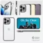 Spigen Optik Crystal, chrome gray - iPhone 14 Pro