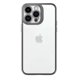 Spigen Optik Crystal, krominharmaa - iPhone 14 Pro