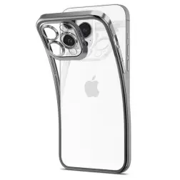 Spigen Optik Crystal, krominharmaa - iPhone 14 Pro