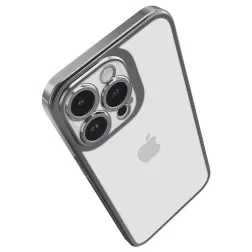 Spigen Optik Crystal, krominharmaa - iPhone 14 Pro
