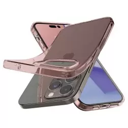 Spigen Crystal Flex, rožinė kristalas - iPhone 14 Pro
