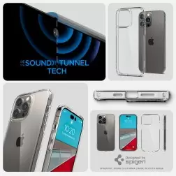 Spigen Crystal Hybrid, kristalas skaidrus - iPhone 14 Pro Max