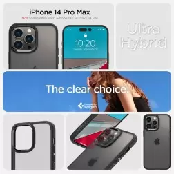 Spigen Ultra Hybrid, šaltas juodas - iPhone 14 Pro Max
