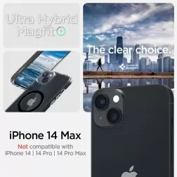 Spigen Ultra Hybrid MagSafe, juoda - iPhone 14 Plus