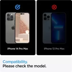 Spigen tR Align Master 2 kpl, FC musta - iPhone 14 Pro Max