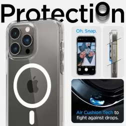 Spigen Ultra Hybrid MagSafe, balta - iPhone 14 Pro Max