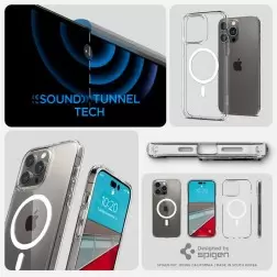 Spigen Ultra Hybrid MagSafe, balta - iPhone 14 Pro Max
