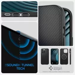 Spigen Mag Armor MagSafe, matinė juoda - iPhone 14 Pro