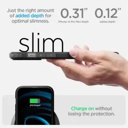 Spigen Sunkusis Armor MagSafe, juoda - iPhone 14 Pro Max