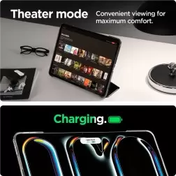 Spigen Smart Fold, juoda - iPad Pro 13" 2024