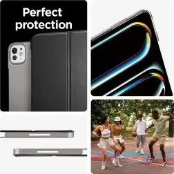 Spigen Smart Fold, juoda - iPad Pro 13" 2024