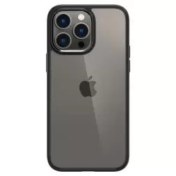 Spigen Crystal Hybrid, matinis juodas - iPhone 14 Pro