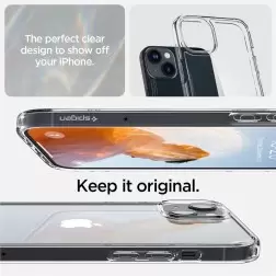 Spigen Crystal Hybrid, kristalas skaidrus - iPhone 14