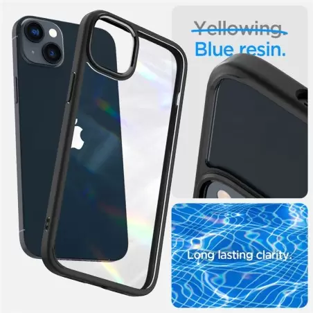 Spigen Crystal Hybrid, matte black - iPhone 14 Plus