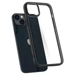 Spigen Crystal Hybrid, matinis juodas - iPhone 14 Plus