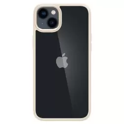 Spigen Crystal Hybrid, smėlio bežė - iPhone 14 Plus