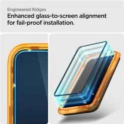 Spigen tR Align Master 2 paketas, FC juoda - iPhone 14 Pro