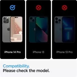 Spigen tR Align Master 2 paketas, FC juoda - iPhone 14 Pro