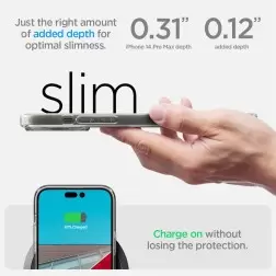 Spigen Ultra Hybrid MagSafe, grafitas - iPhone 14 Pro Max