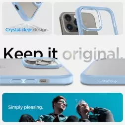 Spigen Crystal Hybrid, siera mėlyna - iPhone 14 Pro Max