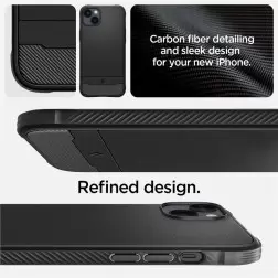 Spigen Rugged Armor MagSafe, mattamusta - iPhone 14