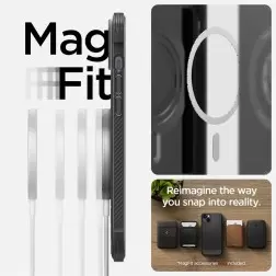 Spigen Rugged Armor MagSafe, matte black - iPhone 14