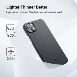 Pitaka MagEZ 3 600D case, black/grey - iPhone 14 Plus