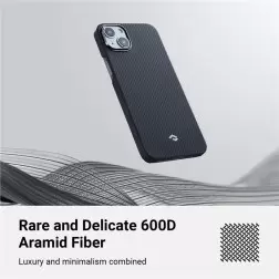 Pitaka MagEZ 3 600D dėklas, juoda/pilka - iPhone 14 Plus