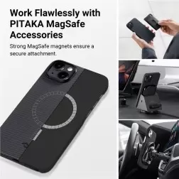 Pitaka MagEZ 3 600D dėklas, juoda/pilka - iPhone 14 Plus