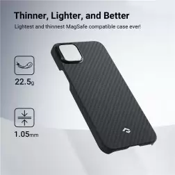 Pitaka MagEZ 3 1500D case, black/grey- iPhone 14 Plus