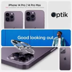 Spigen Glass Optik 2 Pack, clear - iPhone 14 Pro/iPhone 14 Pro Max