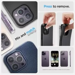 Spigen Stiklo Optik 2 paketas, skaidrus - iPhone 14 Pro/iPhone 14 Pro Max