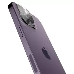 Spigen Stiklo Optik 2 paketas, skaidrus - iPhone 14 Pro/iPhone 14 Pro Max