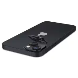Spigen Stiklo Optik 2 paketas, juoda - iPhone 14/iPhone 14 Plus