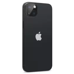 Spigen Stiklo Optik 2 paketas, juoda - iPhone 14/iPhone 14 Plus