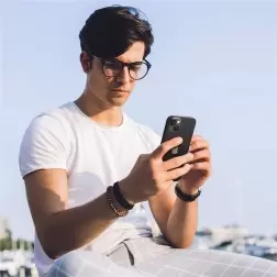 Spigen Stiklas EZ Fit Optik Pro 2 pakuotė, juoda - iPhone 15/15 Plus/14/14 Plus