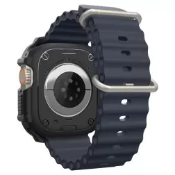 Spigen Rugged Armor, juoda - Apple Watch Ultra 2/Ultra 49mm