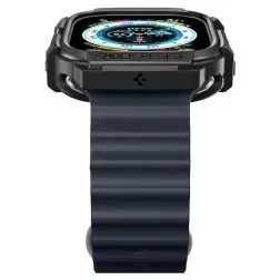 Spigen Rugged Armor, juoda - Apple Watch Ultra 2/Ultra 49mm