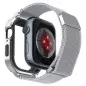Spigen Metal Fit Pro, silver - Apple Watch 9/8/7 45mm