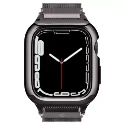 Spigen Metal Fit Pro, grafitas - Apple Watch 9/8/7 45mm