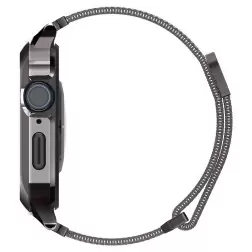 Spigen Metal Fit Pro, grafitas - Apple Watch 9/8/7 45mm