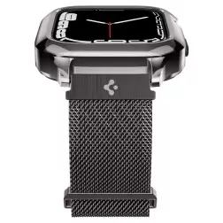 Spigen Metal Fit Pro, grafitas - Apple Watch 9/8/7 45mm